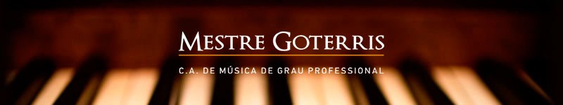 Aula Virtual - C.A. de Música de Grado Profesional Mestre Goterris. Unidad de soporte para los alumnos y su aprendizaje de ma